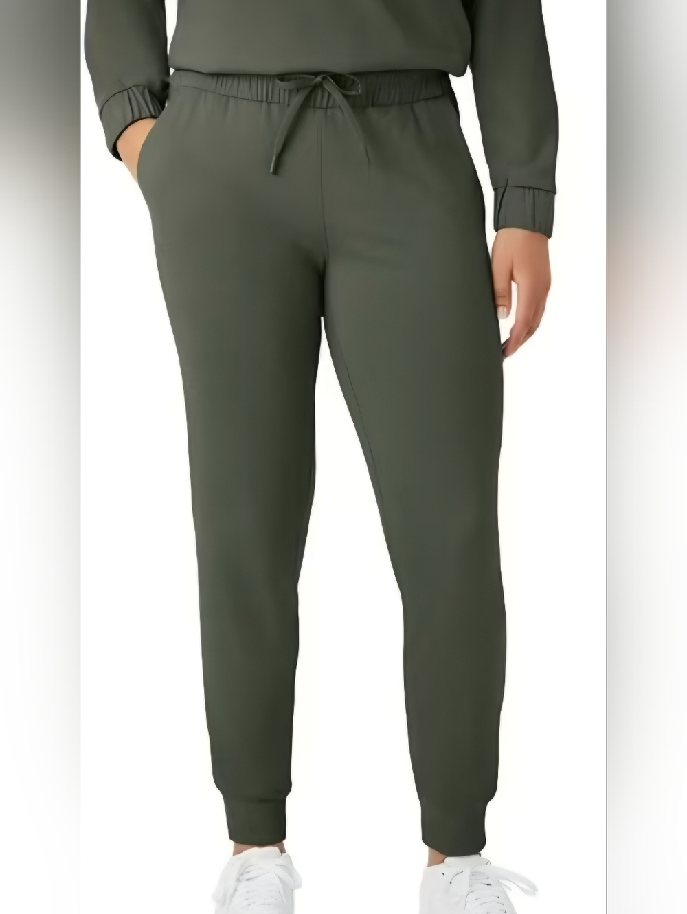 Member's Mark Women's Travel Jogger Olive Green Size L - Picture 16 of 16